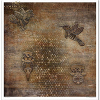 11.8" x 12.1" paper pad - Steampunk