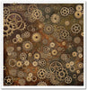 11.8" x 12.1" paper pad - Steampunk