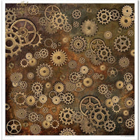 11.8" x 12.1" paper pad - Steampunk