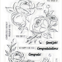 Altenew - Precious Peony - Clear Stamp Set