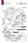 Altenew - Precious Peony - Clear Stamp Set