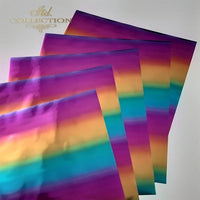 Metallic foil Termoton - rainbow