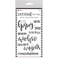 Ranger Letter It - Celebrate - Clear Stamp Set - Crafty Wizard
