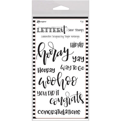 Ranger Letter It - Celebrate - Clear Stamp Set - Crafty Wizard