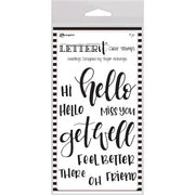 Ranger Letter It - Greetings - Clear Stamp Set - Crafty Wizard