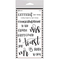 Ranger Letter It - Wedding - Clear Stamp Set - Crafty Wizard