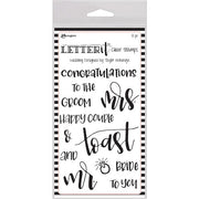 Ranger Letter It - Wedding - Clear Stamp Set - Crafty Wizard