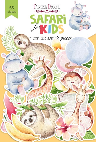 65pcs Safari For Kids die cuts