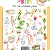 65pcs Safari For Kids die cuts