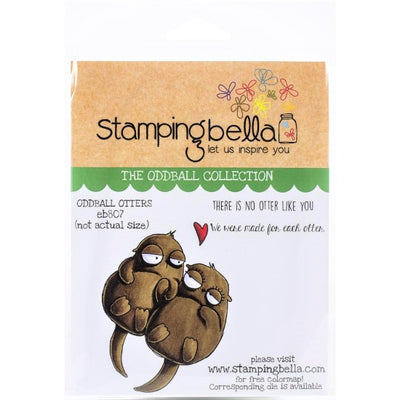Stamping Bella - Oddball Otters - Rubber Stamp Set - Crafty Wizard