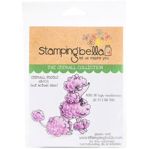 Stamping Bella - Oddball Poodle - Rubber Stamp Set - Crafty Wizard