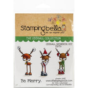 Stamping Bella - Oddball Reindeer Set - Rubber Stamp Set - Crafty Wizard