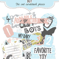 50pcs Scandi Baby Boy die cuts - Crafty Wizard