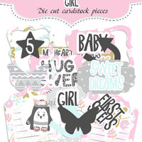 50pcs Scandi Baby Girl die cuts - Crafty Wizard