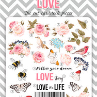 57pcs Sensual Love die cuts