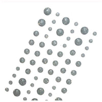 Enamel Dots - Glitter Silver Star - Crafty Wizard