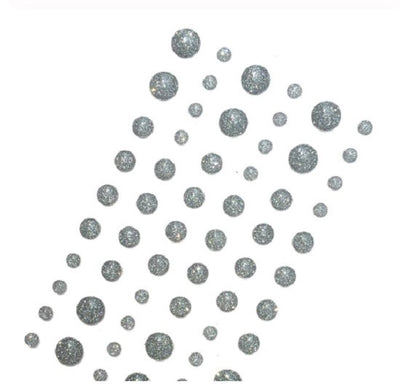 Enamel Dots - Glitter Silver Star - Crafty Wizard