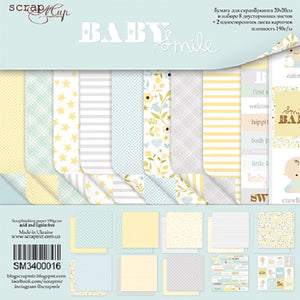 8" x 8" paper pad - Baby Smile - Crafty Wizard