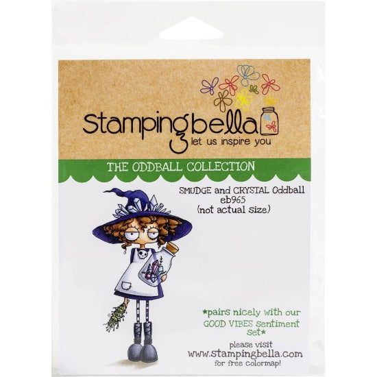 Stamping Bella  - Smudge and Crystal Oddball - Rubber Stamp Set