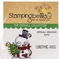 Stamping Bella  - Oddball Snowman - Rubber Stamp Set