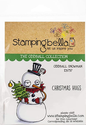 Stamping Bella  - Oddball Snowman - Rubber Stamp Set