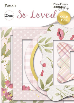 25pcs So Loved frames and tags - Crafty Wizard