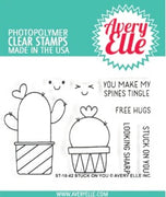 Avery Elle - Stuck on you - Clear Stamp Set - Crafty Wizard