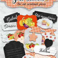 50pcs Soul Kitchen die cuts