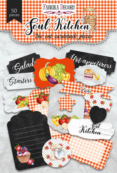 50pcs Soul Kitchen die cuts