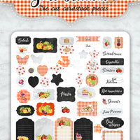 50pcs Soul Kitchen die cuts