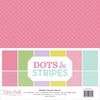 12" x 12" paper pad - Spring Dots & Stripes