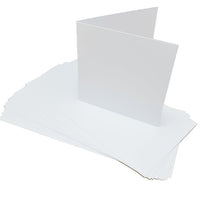 GoatBox 15cm card base with envelopes - matte white - Crafty Wizard