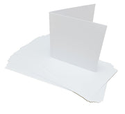 GoatBox 15cm card base with envelopes - matte white - Crafty Wizard