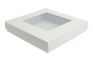 GoatBox Box for a card with square - matte white