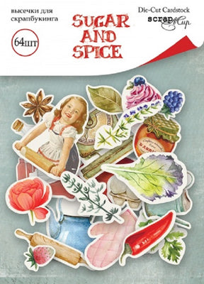 64pcs Sugar and Spice die cuts