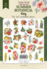 58pcs Summer Botanical Diary die cuts