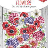 52pcs Summer Flowers die cuts