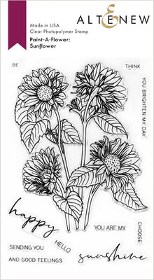 Altenew - Paint-A-Flower: Sunflower - Clear Stamp Set