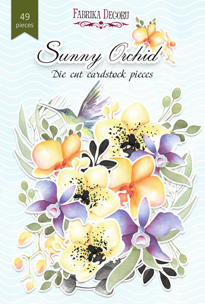 49pcs Sunny Orchid die cuts - Crafty Wizard