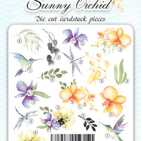 49pcs Sunny Orchid die cuts - Crafty Wizard