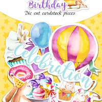 54pcs Sweet Birthday die cuts - Crafty Wizard