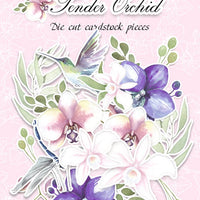 49pcs Tender Orchid die cuts - Crafty Wizard