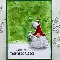 Stamping Bella - The Gnome and the Mistletoe - Rubber Stamp Set