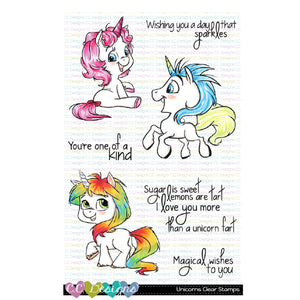 C.C. Designs - Unicorns - Clear Stamp Set