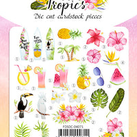 54pcs Wild Tropics die cuts