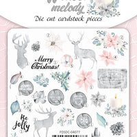 61pcs Winter Melody die cuts - Crafty Wizard