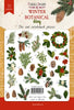 72pcs Winter Botanical Diary die cuts