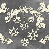 Wreath with snowflakes