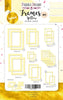 39pcs Gold Foil Yellow Photo Frames