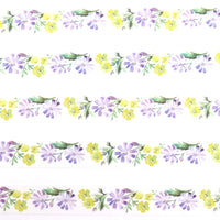 Yellow and Lilac Flowers - Crafty Wizard